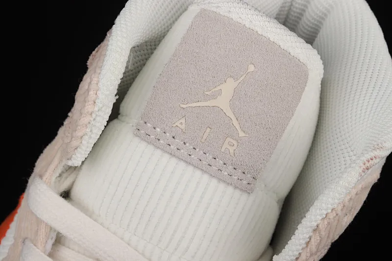 All categories Air Jordan Jordan series basketball shoes Air Jordan 1 Mid G version pure original Air Jordan 1 Mid AJ1 Joe 1 corduroy orange Chinese basketball shoes DA8009-108